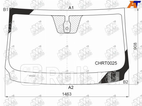 CHRT0025 - Лобовое стекло (KMK) Chery Tiggo 7 Pro (2020-2021) (2020-2021) для Chery Tiggo 7 Pro (2020-2021), KMK, CHRT0025