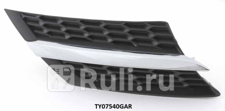 TY07540GAR - Решетка радиатора правая (TYG) Toyota Rav4 (2012-2015) для Toyota Rav4 (2012-2020), TYG, TY07540GAR