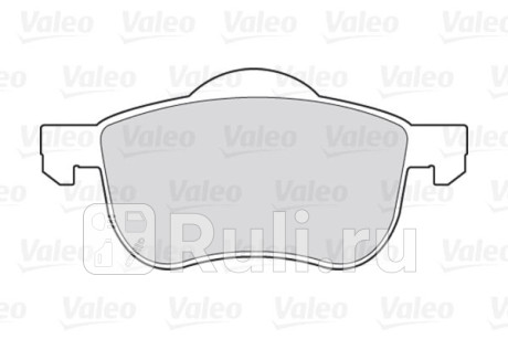 301479 - Колодки тормозные дисковые передние (VALEO) Volvo S70 (1997-2005) для Volvo S70/V70/C70 (1997-2005), VALEO, 301479