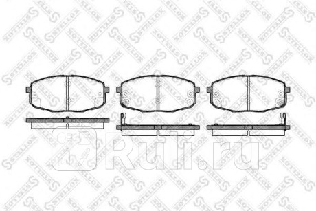 1049 002-SX - Колодки тормозные дисковые передние (STELLOX) Hyundai Creta 1 (2016-2020) для Hyundai Creta 1 (2016-2021), STELLOX, 1049 002-SX