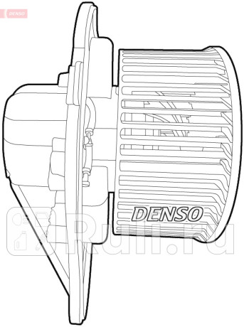 DEA02001 - Мотор печки (DENSO) Skoda Superb 1 (2001-2008) для Skoda Superb 1 (2001-2008), DENSO, DEA02001