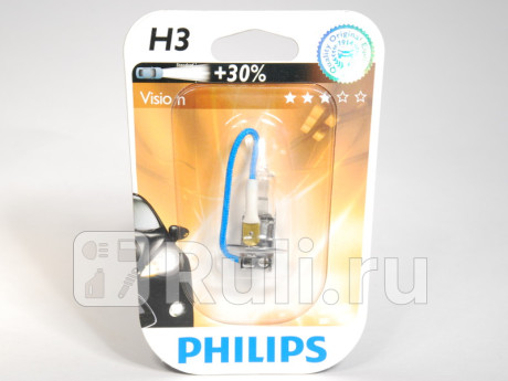 12336PRB1 - Лампа H3 (55W) PHILIPS Premium +30% яркости для Автомобильные лампы, PHILIPS, 12336PRB1
