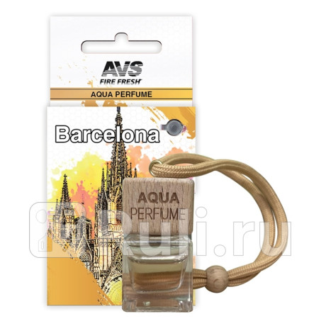 Ароматизатор подвесной (lady million/леди миллион) "avs" aqua perfume (aqp-09, spain/barcelona) AVS A40484S для Автотовары, AVS, A40484S