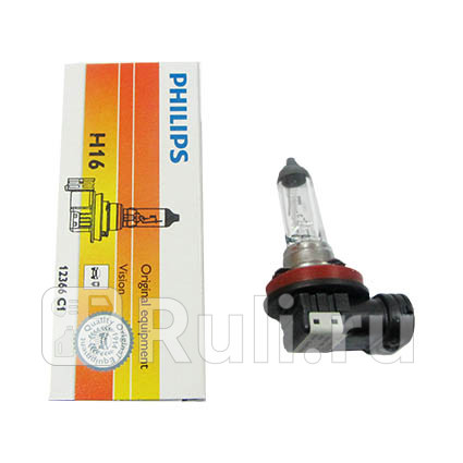 12366C1 - Лампа H16 (19W) PHILIPS для Автомобильные лампы, PHILIPS, 12366C1