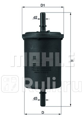 KL416/1 - Фильтр топливный (KNECHT) Great Wall Hover H3 (2010-2014) для Great Wall Hover H3 (2010-2014), KNECHT, KL416/1