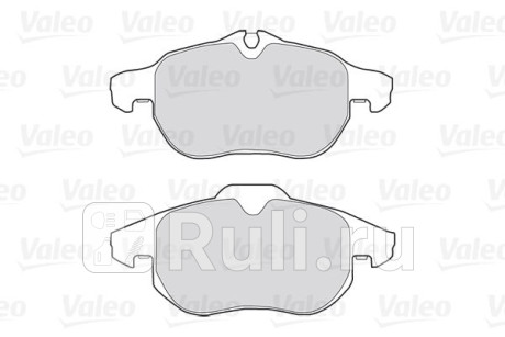 301678 - Колодки тормозные дисковые передние (VALEO) Fiat Croma (2005-2011) для Fiat Croma (2005-2011), VALEO, 301678
