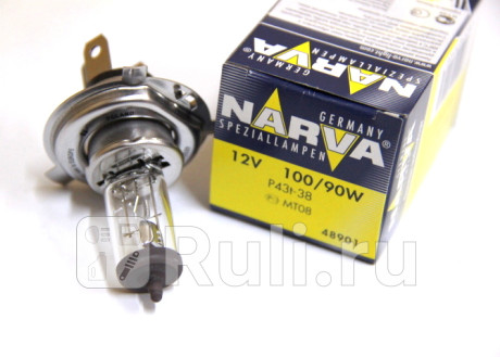 48901 - Лампа H4 (100/90W) NARVA для Автомобильные лампы, NARVA, 48901