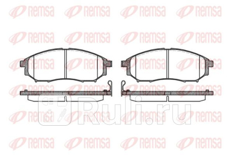 0852.14 - Колодки тормозные дисковые передние (REMSA) Nissan Pathfinder R51 (2004-2010) для Nissan Pathfinder R51 (2004-2010), REMSA, 0852.14