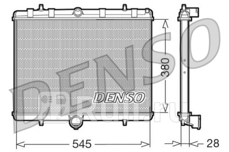 DRM07060 - Радиатор охлаждения (DENSO) Citroen C8 (2002-2014) для Citroen C8 (2002-2014), DENSO, DRM07060