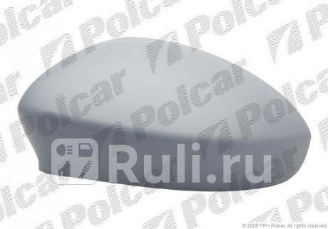 302454PM - Крышка зеркала левая (Polcar) Fiat Grande Punto (2005-2011) для Fiat Grande Punto (2005-2011), Polcar, 302454PM