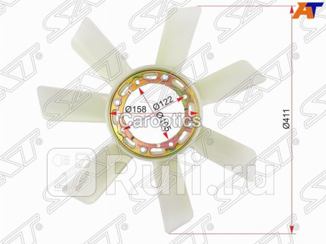 ST-16361-56070 - Крыльчатка вентилятора радиатора охлаждения (SAT) Toyota Dyna (1995-1999) для Toyota Dyna (1995-1999), SAT, ST-16361-56070