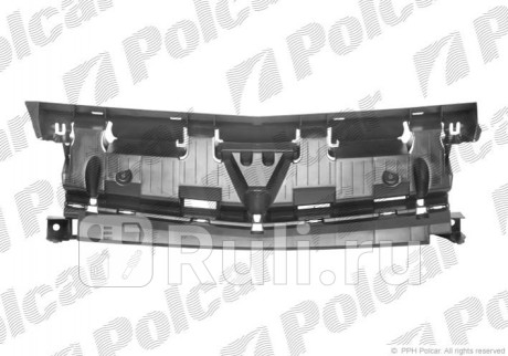 606214-1 - Решетка радиатора внутренняя (Polcar) Renault Kangoo 2 (2008-2013) для Renault Kangoo 2 (2008-2013), Polcar, 606214-1