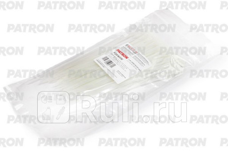 Комплект пластиковых хомутов 2.5 х 160 мм, 100 шт, нейлон, белые PATRON P25160W  для прочие, PATRON, P25160W
