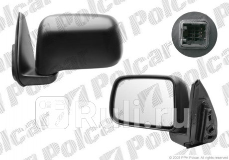 3875515M - Зеркало левое (Polcar) Honda CR V 1 (1996-2002) для Honda CR-V 1 (1996-2002), Polcar, 3875515M