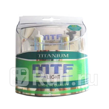 MTF-H4-T - Лампа H4 (60/55W) MTF Titanium 4300K для Автомобильные лампы, MTF, MTF-H4-T