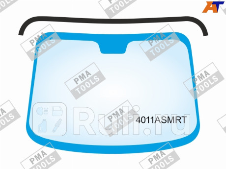 4011ASMRT - Молдинг лобового стекла (PMA) Honda CR V 4 (2012-2018) для Honda CR-V 4 (2012-2018), PMA, 4011ASMRT