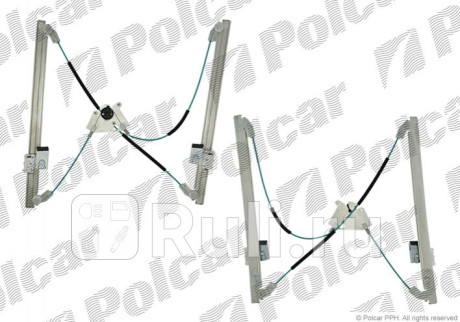5040PSG2 - Стеклоподъёмник передний правый (Polcar) Mercedes Viano W639 (2003-2014) для Mercedes Viano W639 (2003-2014), Polcar, 5040PSG2