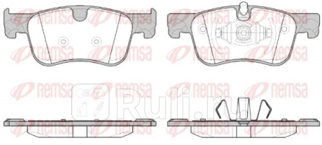 1580.00 - Колодки тормозные дисковые передние (REMSA) Citroen C4 Picasso (2013-2019) для Citroen C4 Picasso (2013-2019), REMSA, 1580.00