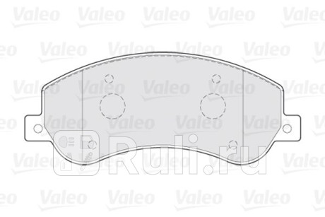 301816 - Колодки тормозные дисковые передние (VALEO) Ford Transit 6 (2006-2013) для Ford Transit 6 (2006-2013), VALEO, 301816