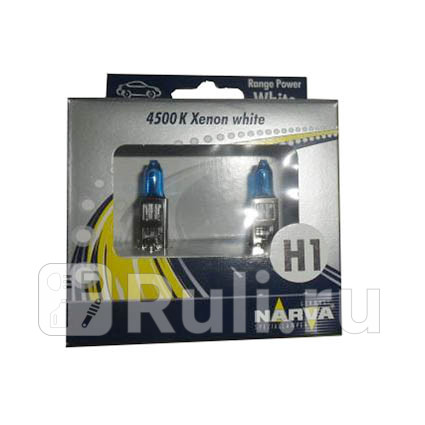 48641RPW - Лампа H1 (55W) NARVA Range Power White 4500K для Автомобильные лампы, NARVA, 48641RPW