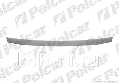 280505-2 - Молдинг решетки радиатора (Polcar) Renault Sandero (2009-2014) для Renault Sandero (2009-2014), Polcar, 280505-2